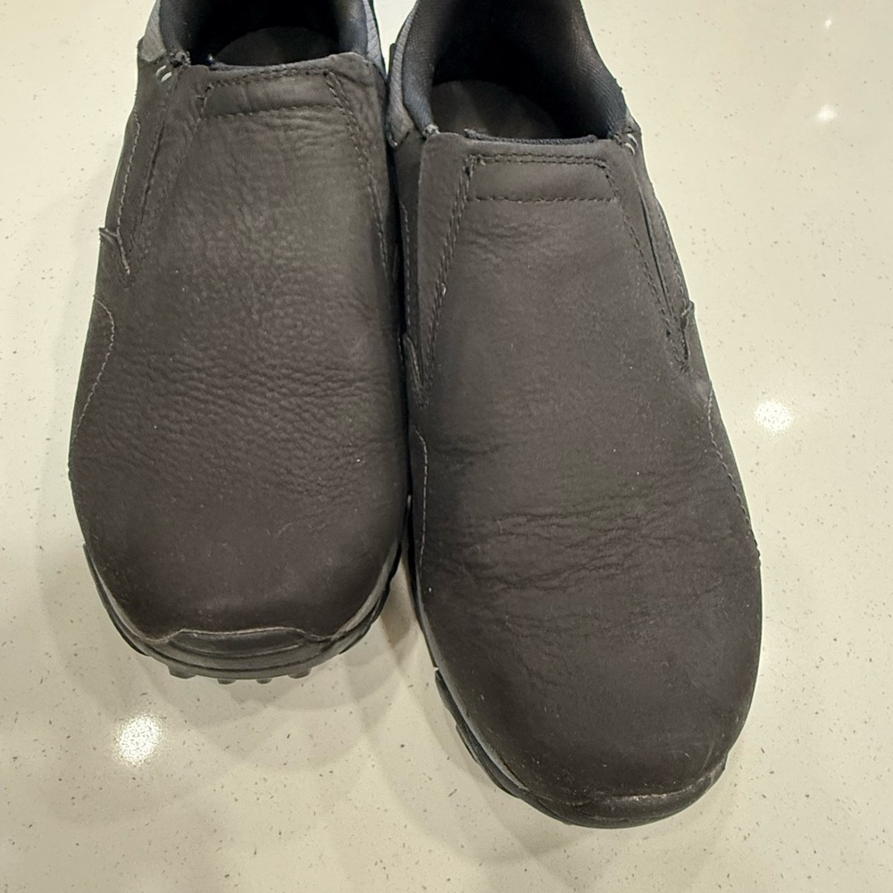 Merrell Men's black slip-on casual adventure sneakers